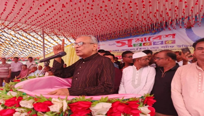 গণঅভ্যুত্থানের বর্ষপুর্তি উপলক্ষে তানোরে বিএনপির সমাবেশ অনুষ্ঠিত