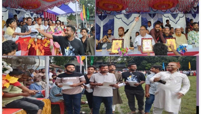 আরাফাত রহমান কোকো স্মৃতি ফুটবল টুর্নামেন্ট ফাইনাল খেলা চলছে