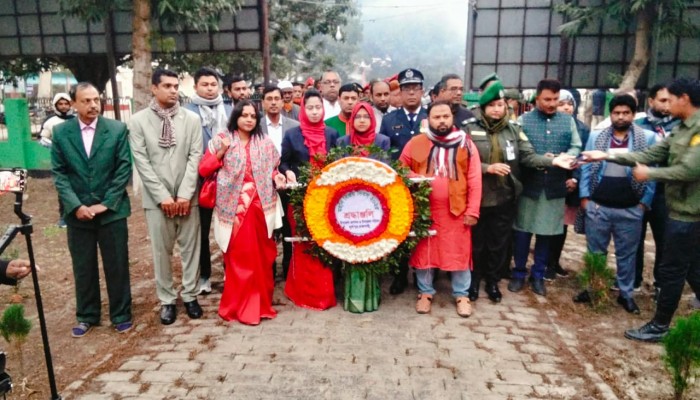 দুর্গাপুরে  মহান বিজয় দিবস উদযাপন