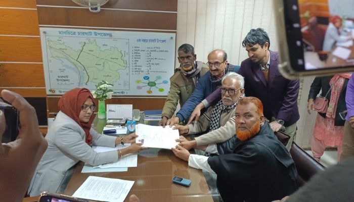 রাজশাহী-৬ আসনে মনোনয়নপত্র জমা দিলেন আবু সাইদ চাঁদ