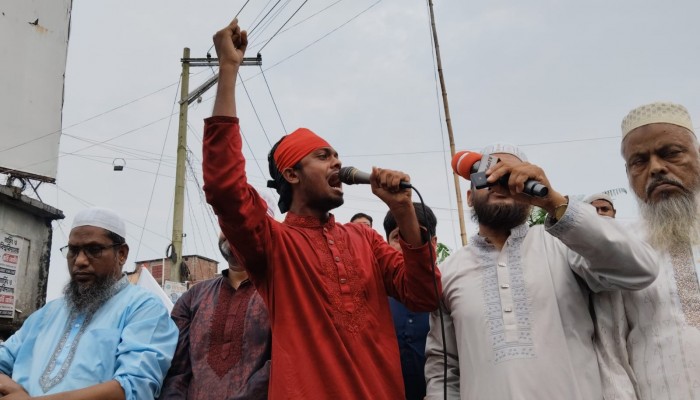 ছাত্র-জনতার গণঅভ্যুত্থানের বর্ষপূর্তি উপলক্ষ্যে পুঠিয়ায়  জামায়াতের বিজয় র‍্যালি