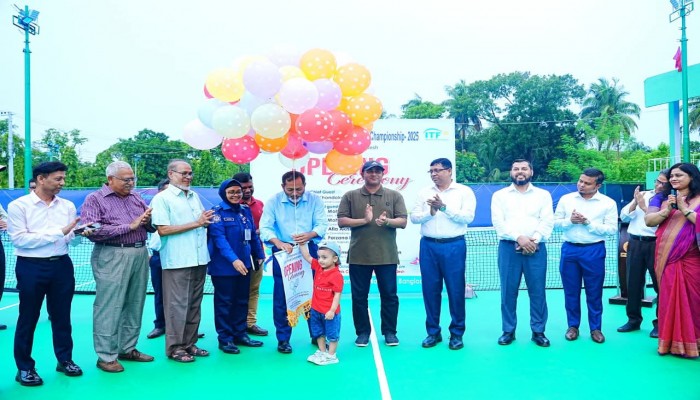 রাজশাহীতে ৩০তম আন্তর্জাতিক জুনিয়র টেনিস চ্যাম্পিয়নশিপ-২০২৫ উদ্বোধন